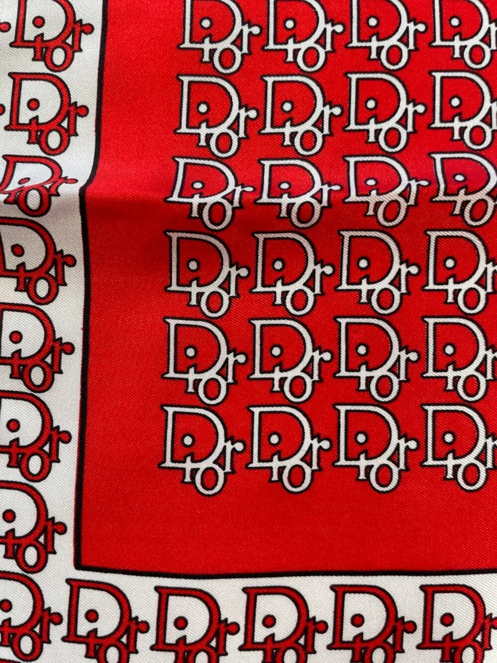 Vintage Christian Dior Silk Trotter Scarf